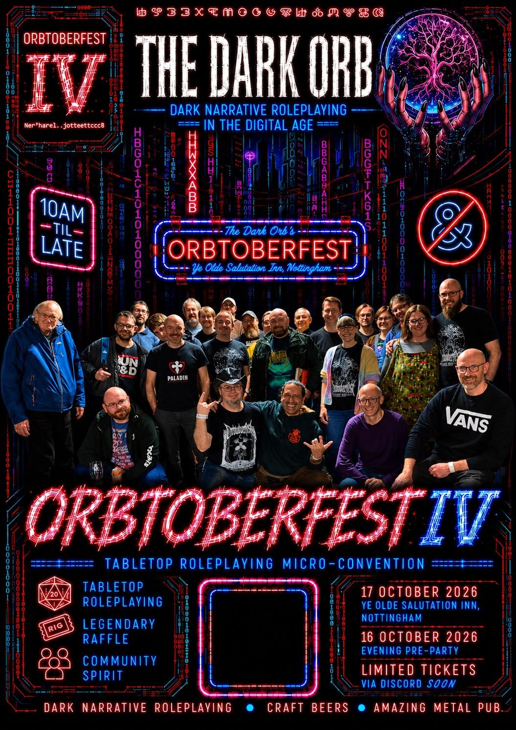 This year's Orbtoberfest IV poster